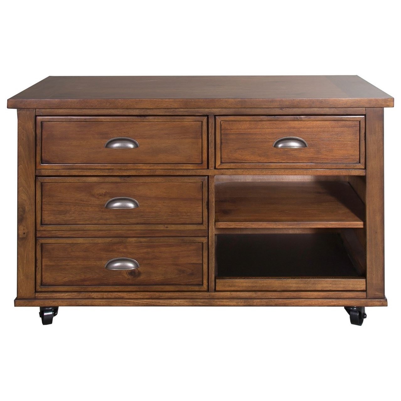 Liberty Furniture Arlington Credenza with Pull Out Printer Shelf A1
